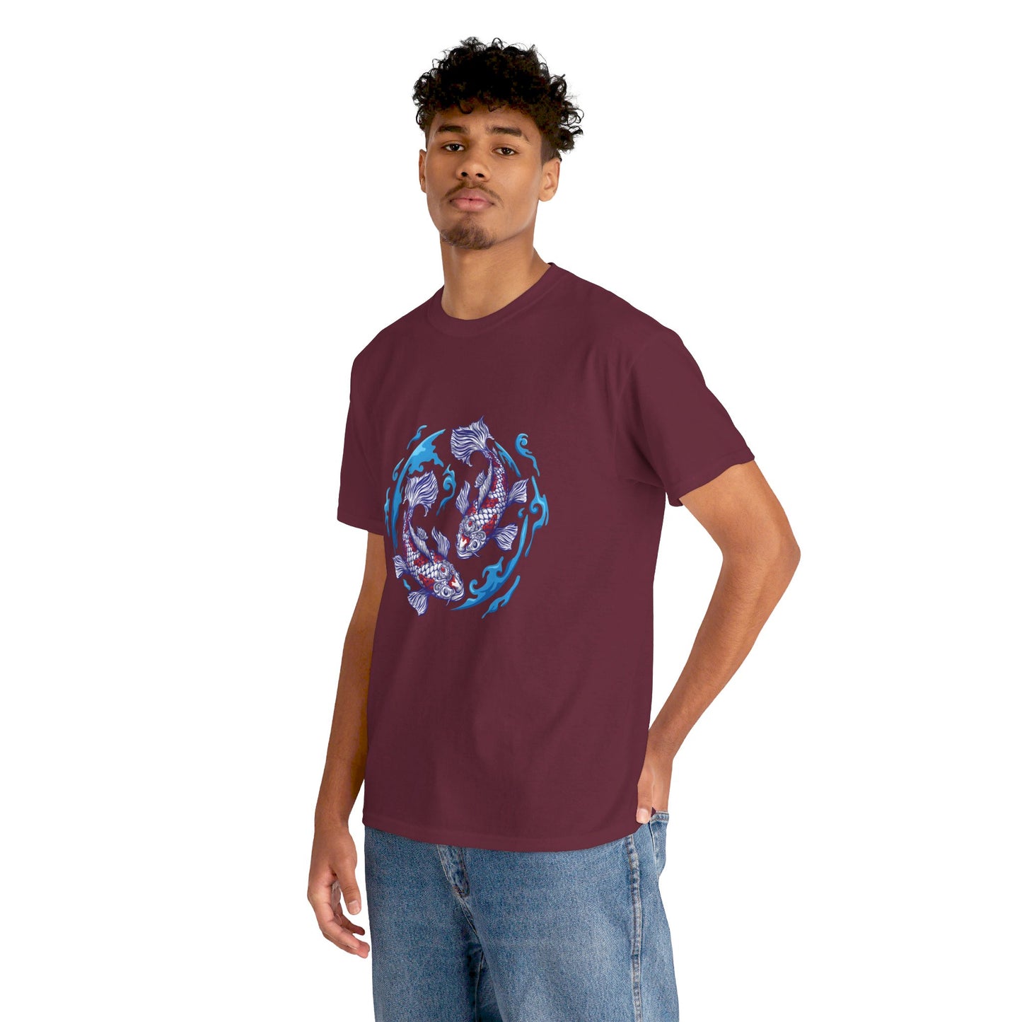 Earth fish Cotton Tee Shirt - BENJAMINS