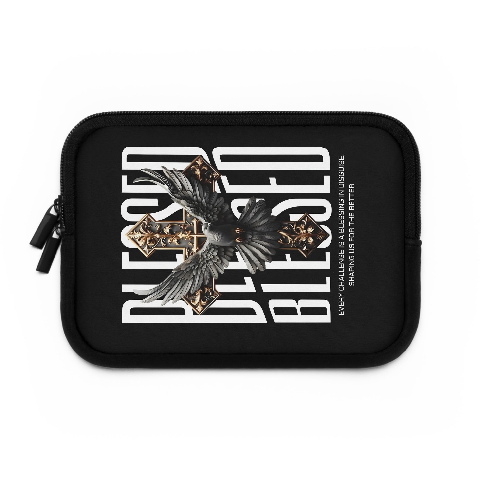 BLESSED Laptop Sleeve - BENJAMINS Black / 7"