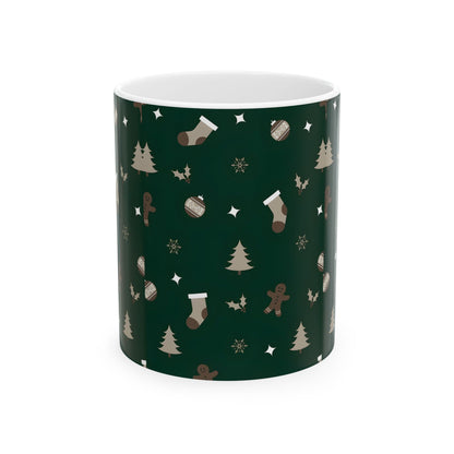 Christmas Print Ceramic Mug