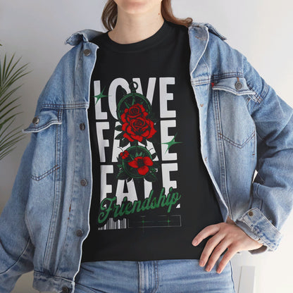 LOVE Cotton Custom T-Shirt - BENJAMINS