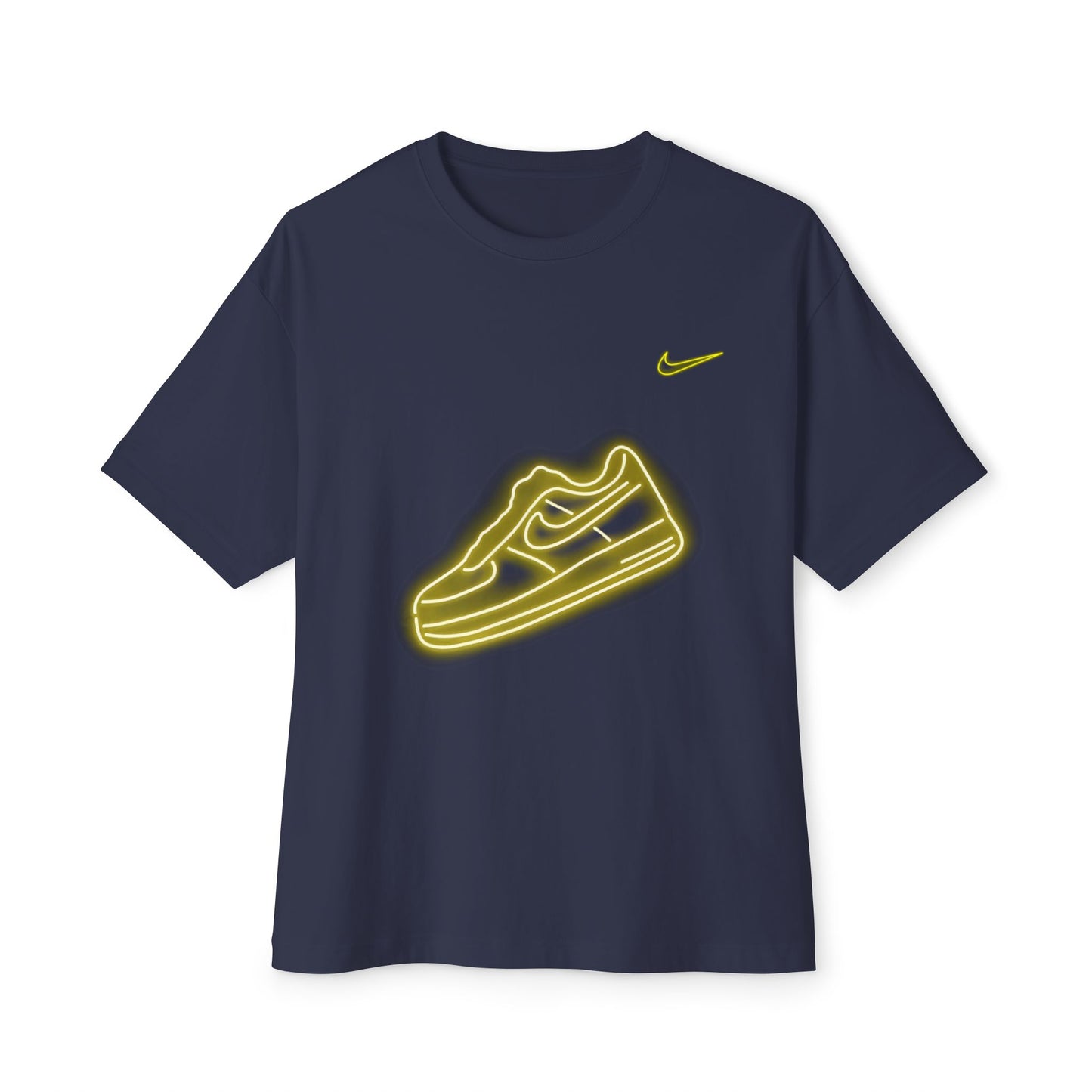 Oversized Tshirt Neon Nike - BENJAMINS Navy / XS