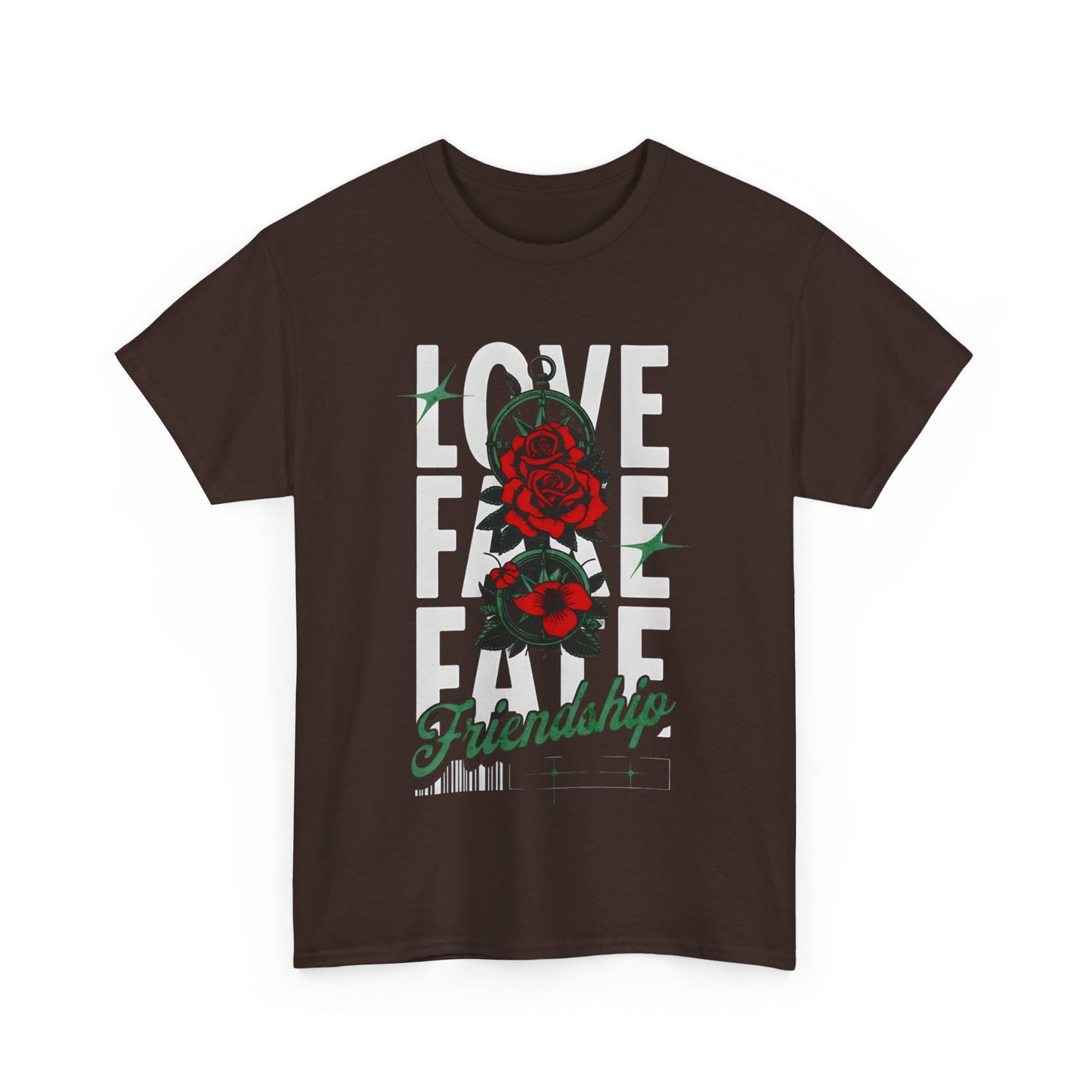 LOVE Cotton Custom T-Shirt - BENJAMINS Dark Chocolate / S