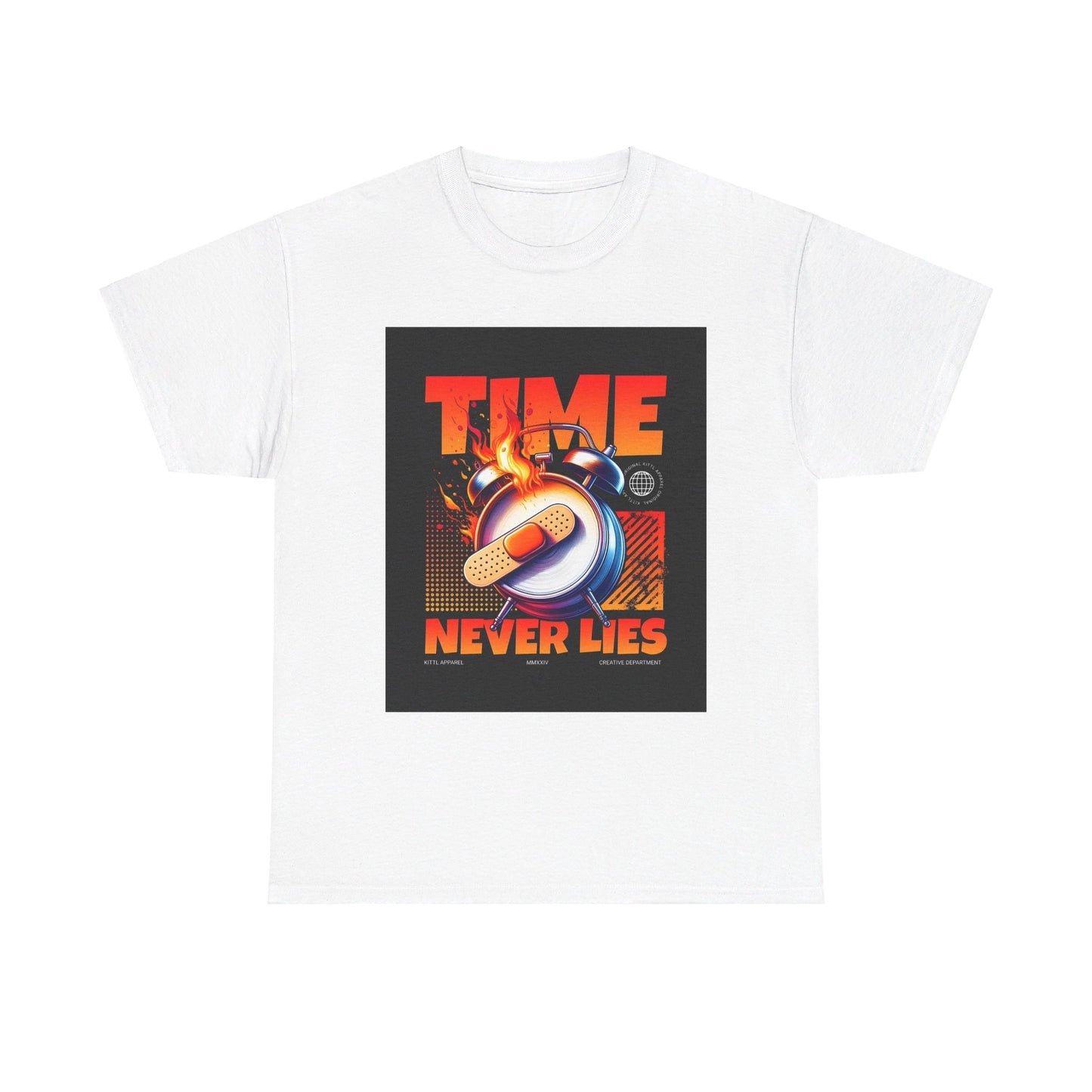 TIME NEVER LIES Custom Tshirt - BENJAMINS White / S