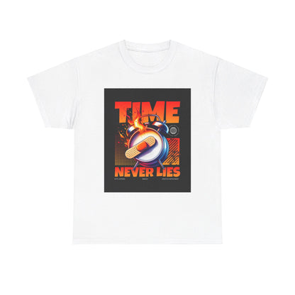 TIME NEVER LIES Custom Tshirt - BENJAMINS White / S