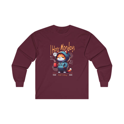 Long Sleeve T Shirt - BENJAMINS S / Maroon