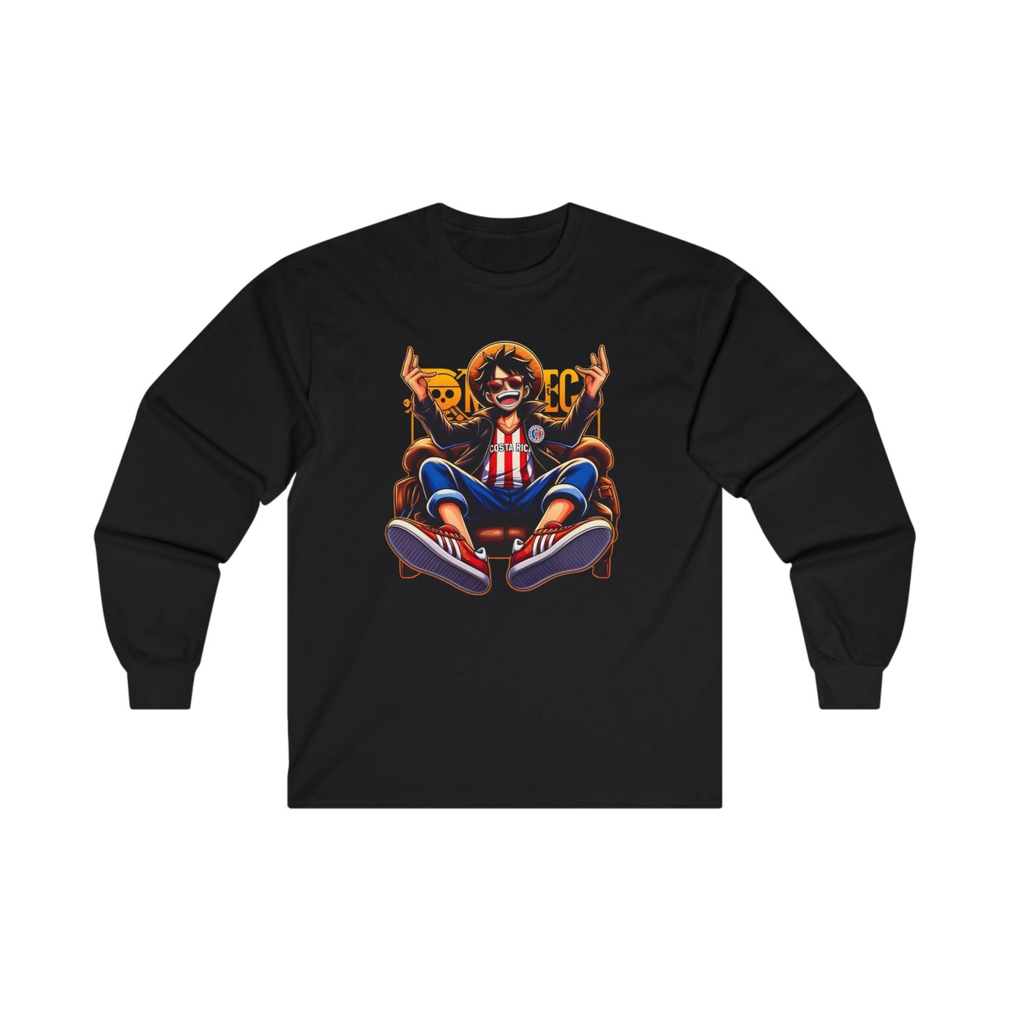 One oiece Long Sleeve T Shirt - BENJAMINS S / Black