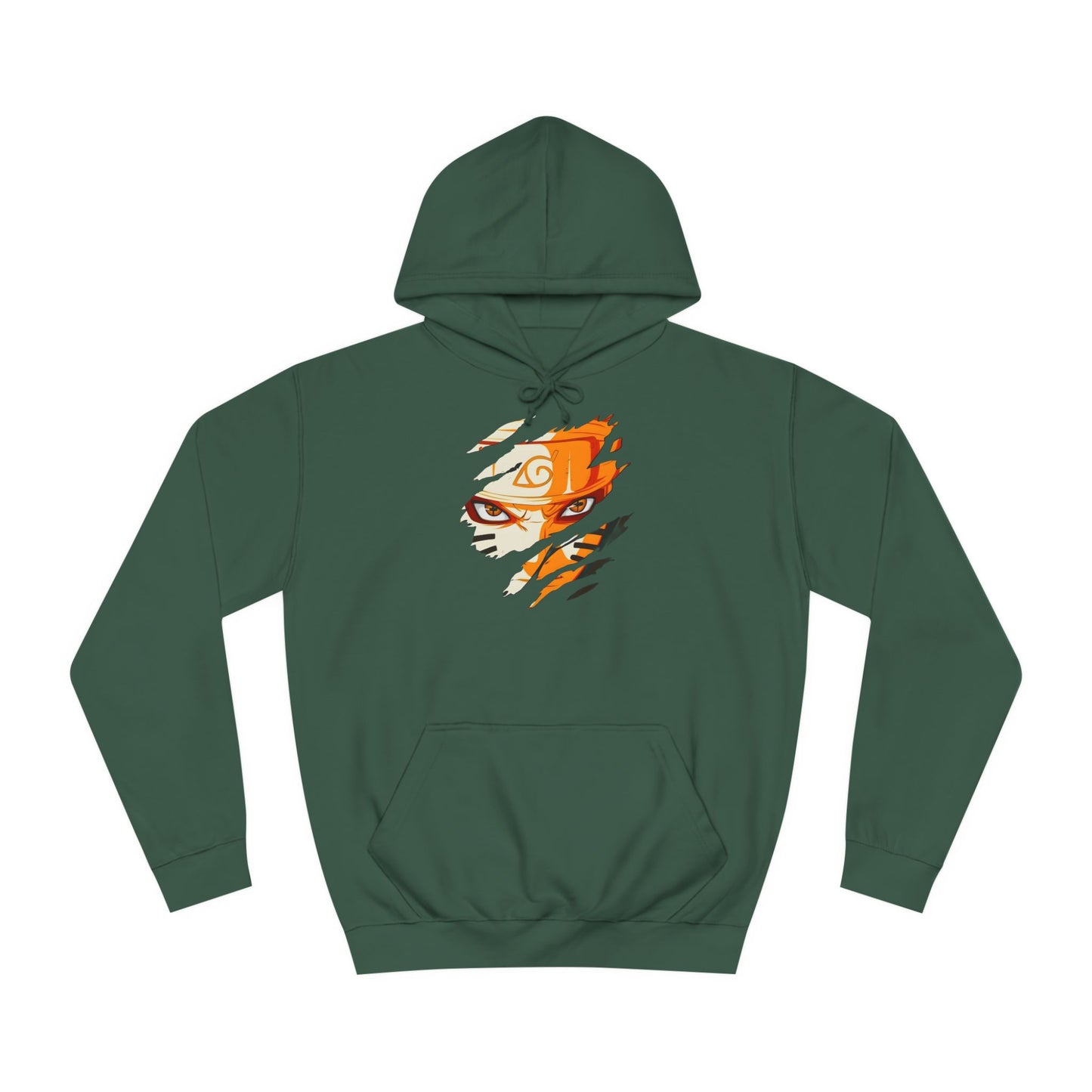 Naruto Custom Hoodie - BENJAMINS Bottle Green / XS