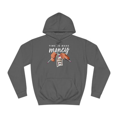 Custom Hoodie - BENJAMINS Charcoal / XS