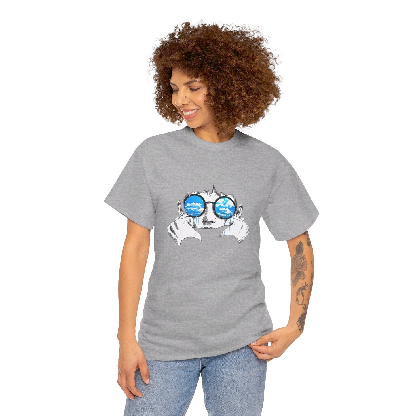 Beyond the eyes Cotton Tee Shirt - BENJAMINS