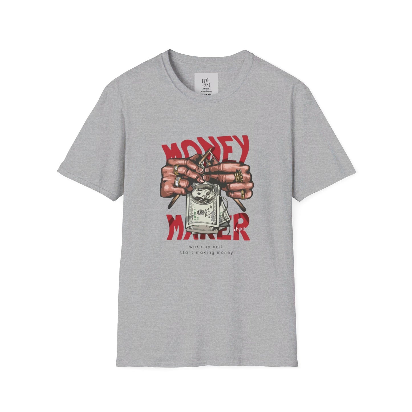 Money Custom T-Shirt - BENJAMINS Sport Grey / S