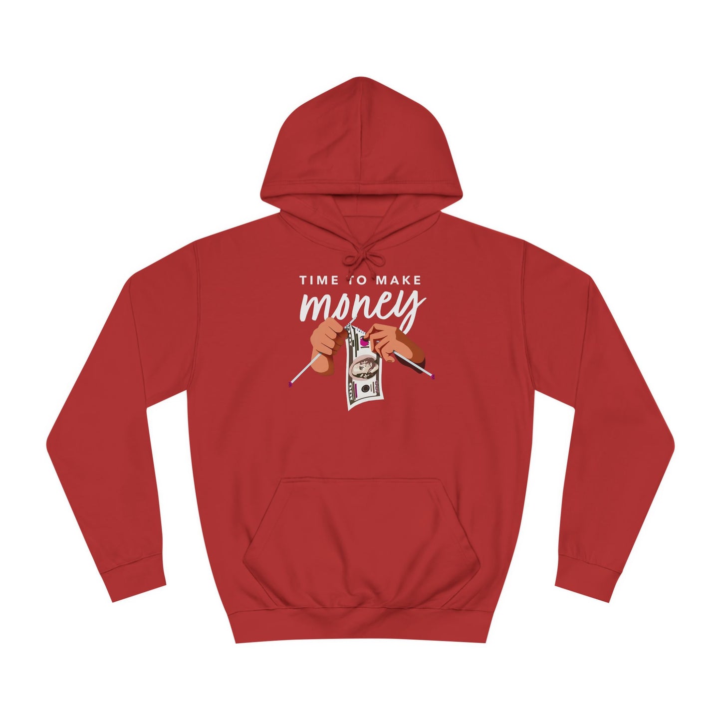 Custom Hoodie - BENJAMINS Fire Red / XS