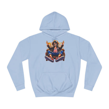 One piece luffy Custom Hoodie - BENJAMINS Sky Blue / XS