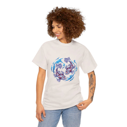 Earth fish Cotton Tee Shirt - BENJAMINS