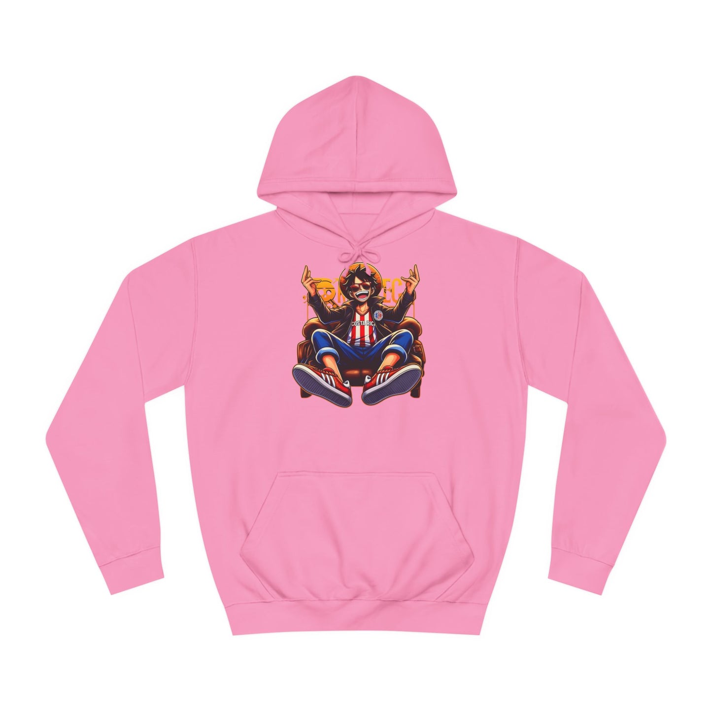 One piece luffy Custom Hoodie - BENJAMINS Candyfloss Pink / XS