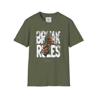 Break Rules Custom T-Shirt - BENJAMINS Military Green / S