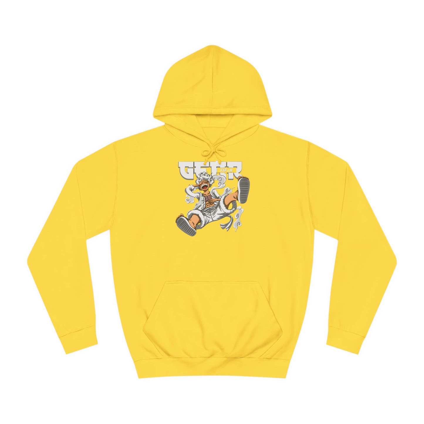 Custom Gear 5 luffy hoodie - BENJAMINS Sun Yellow / XS