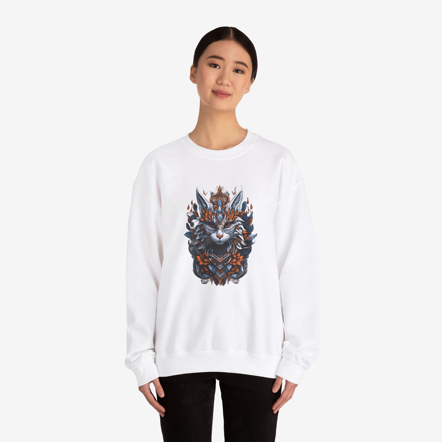 Cat Mandalas artwork Sweatshirt