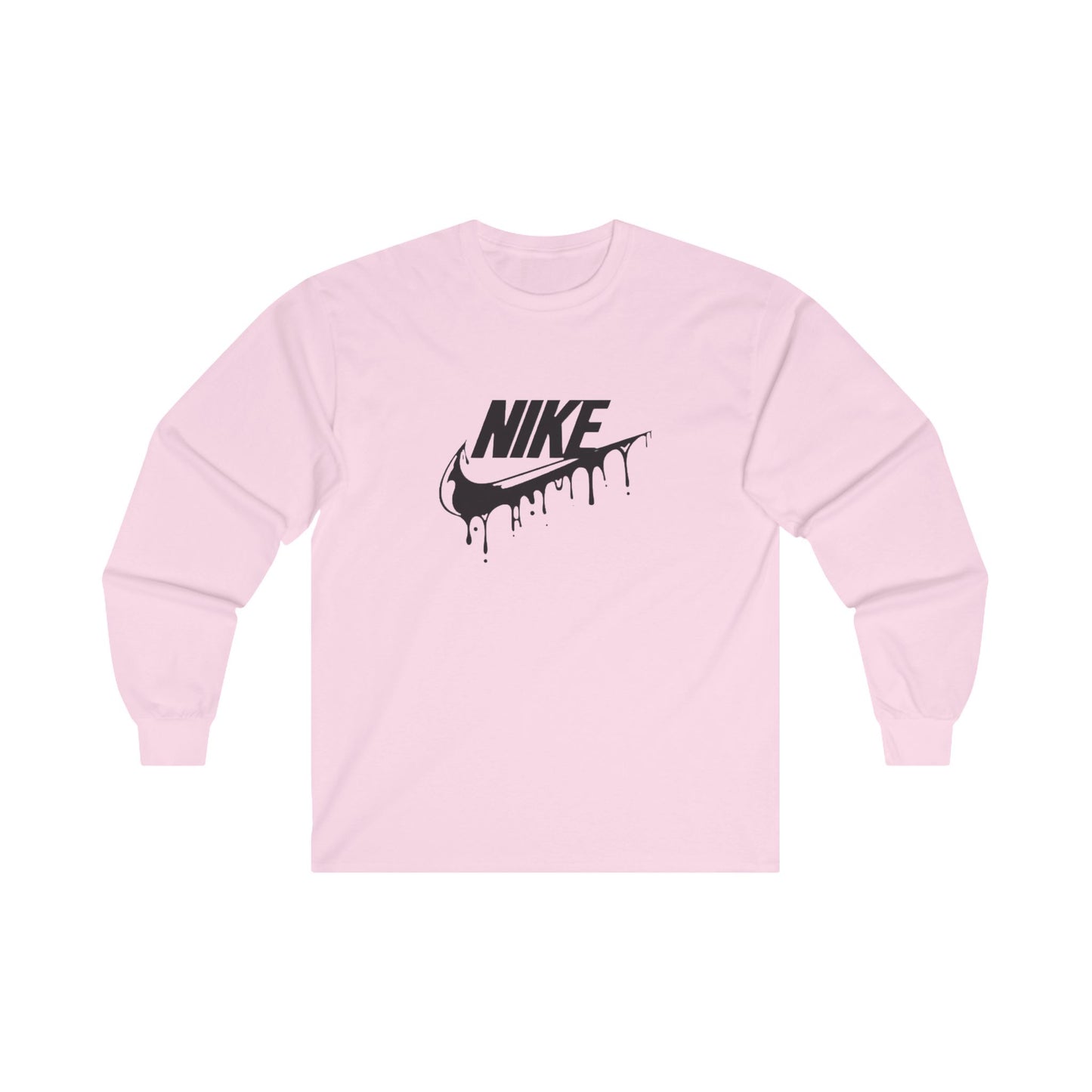 Custom Nike Long Sleeve T Shirt - BENJAMINS S / Light Pink