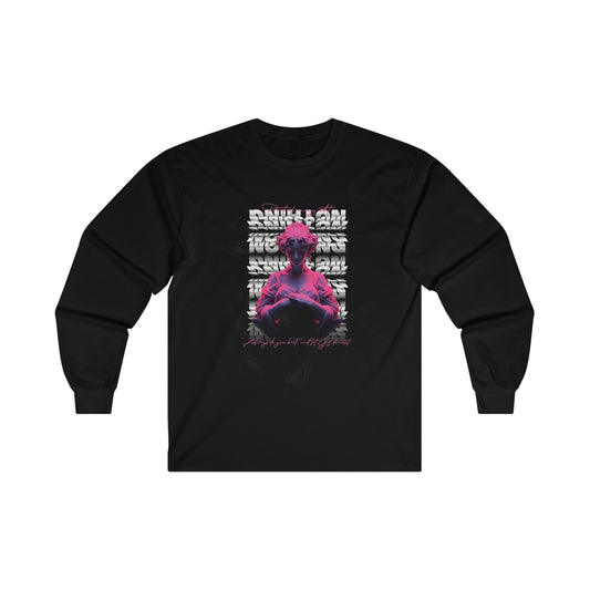 PINKY GIRL Long Sleeve Tee - BENJAMINS S / Black