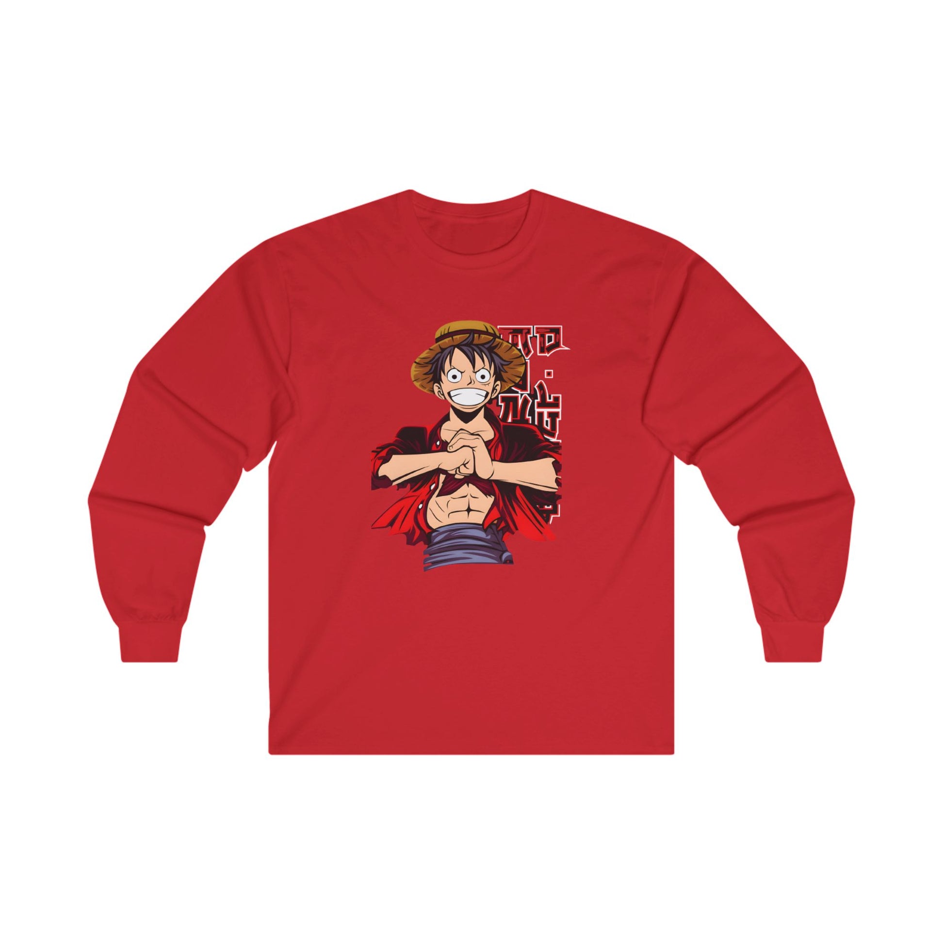 Monkey d luffy Long Sleeve T Shirt - BENJAMINS S / Red