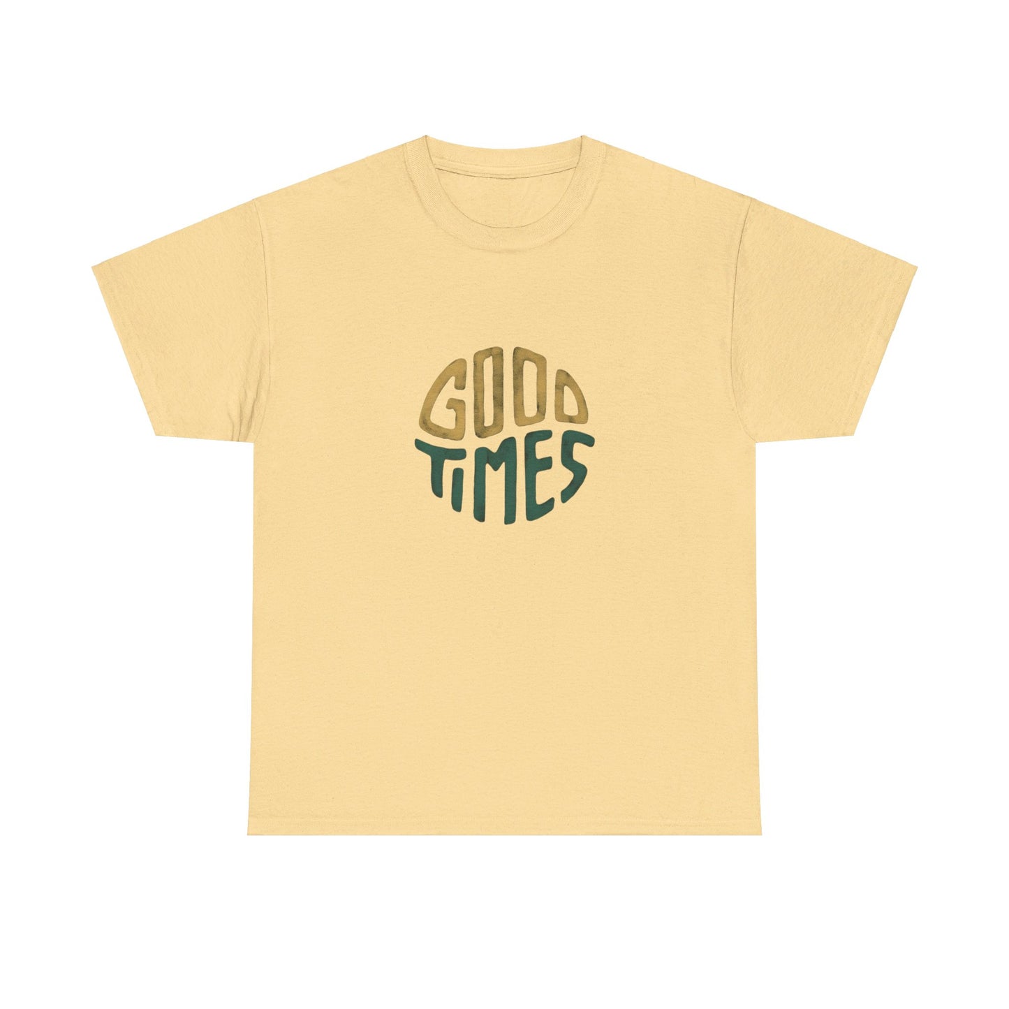 Good times Cotton Tee Shirt - BENJAMINS Yellow Haze / S