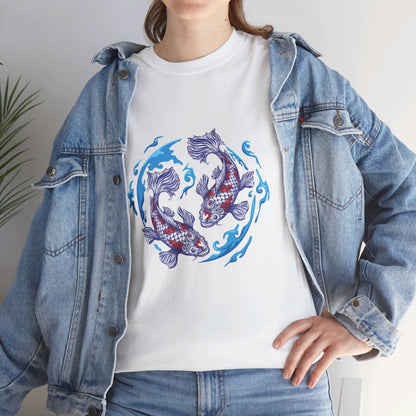 Earth fish Cotton Tee Shirt - BENJAMINS