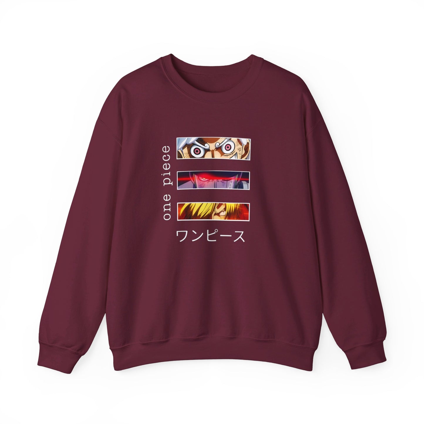 Unisex Anime Sweatshirt - BENJAMINS S / Maroon