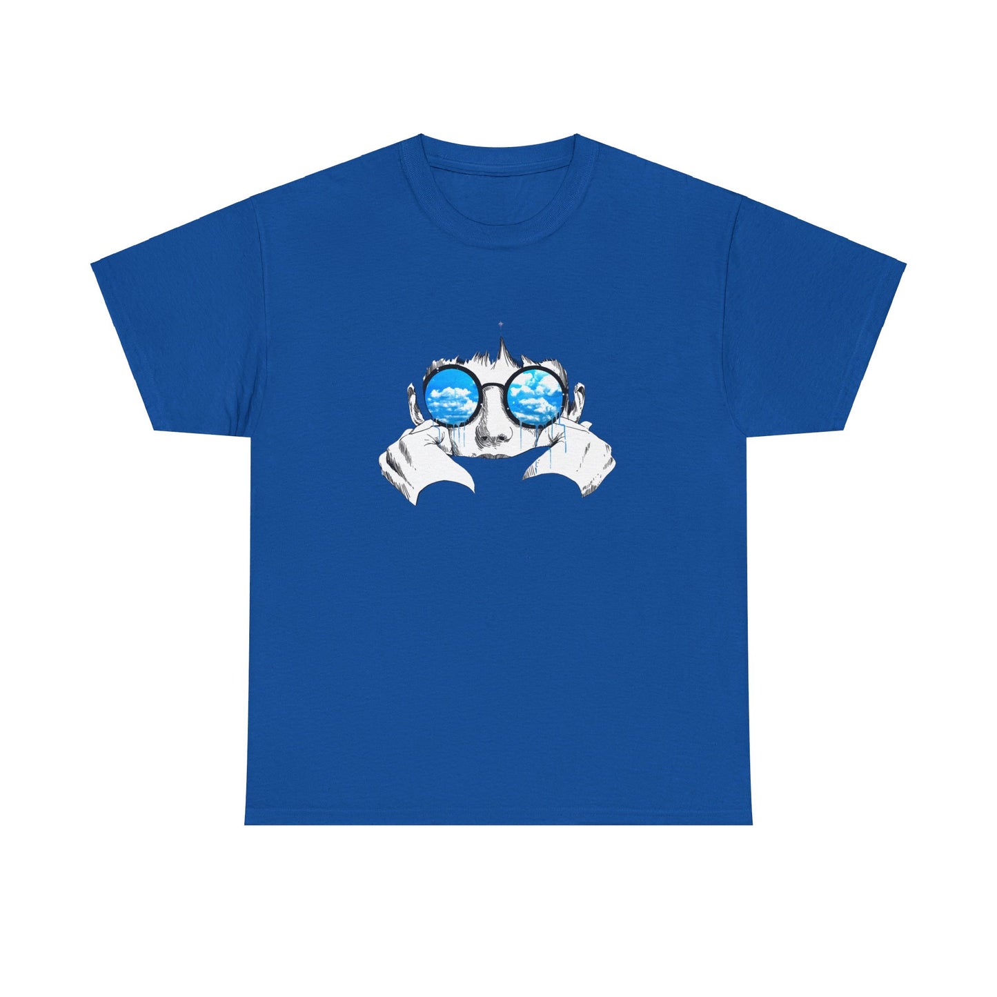 Beyond the eyes Cotton Tee Shirt - BENJAMINS Royal / S