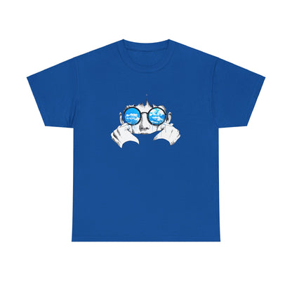 Beyond the eyes Cotton Tee Shirt - BENJAMINS Royal / S