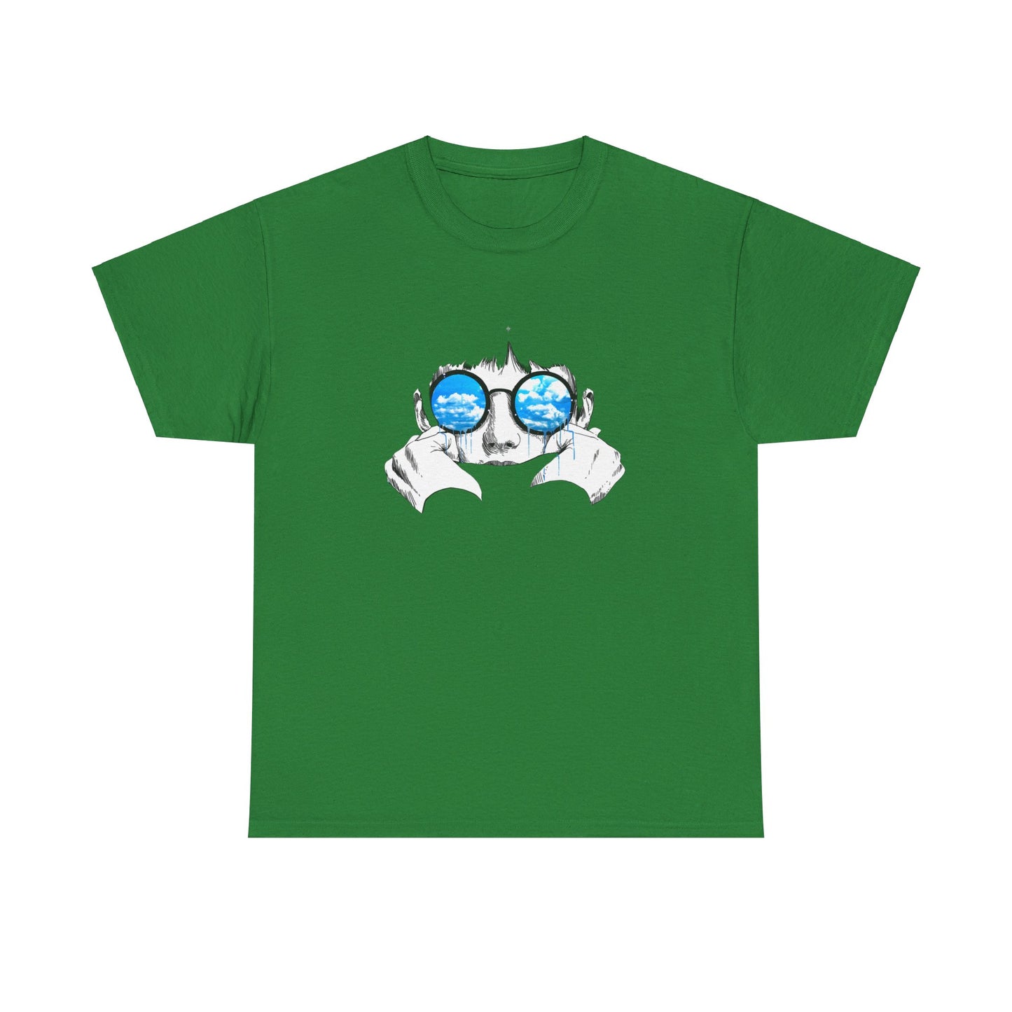 Beyond the eyes Cotton Tee Shirt - BENJAMINS Turf Green / S