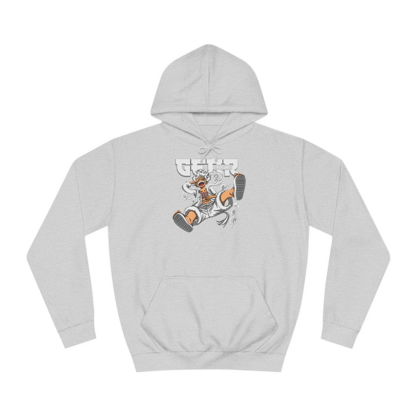 Custom Gear 5 luffy hoodie - BENJAMINS Heather Grey / XS