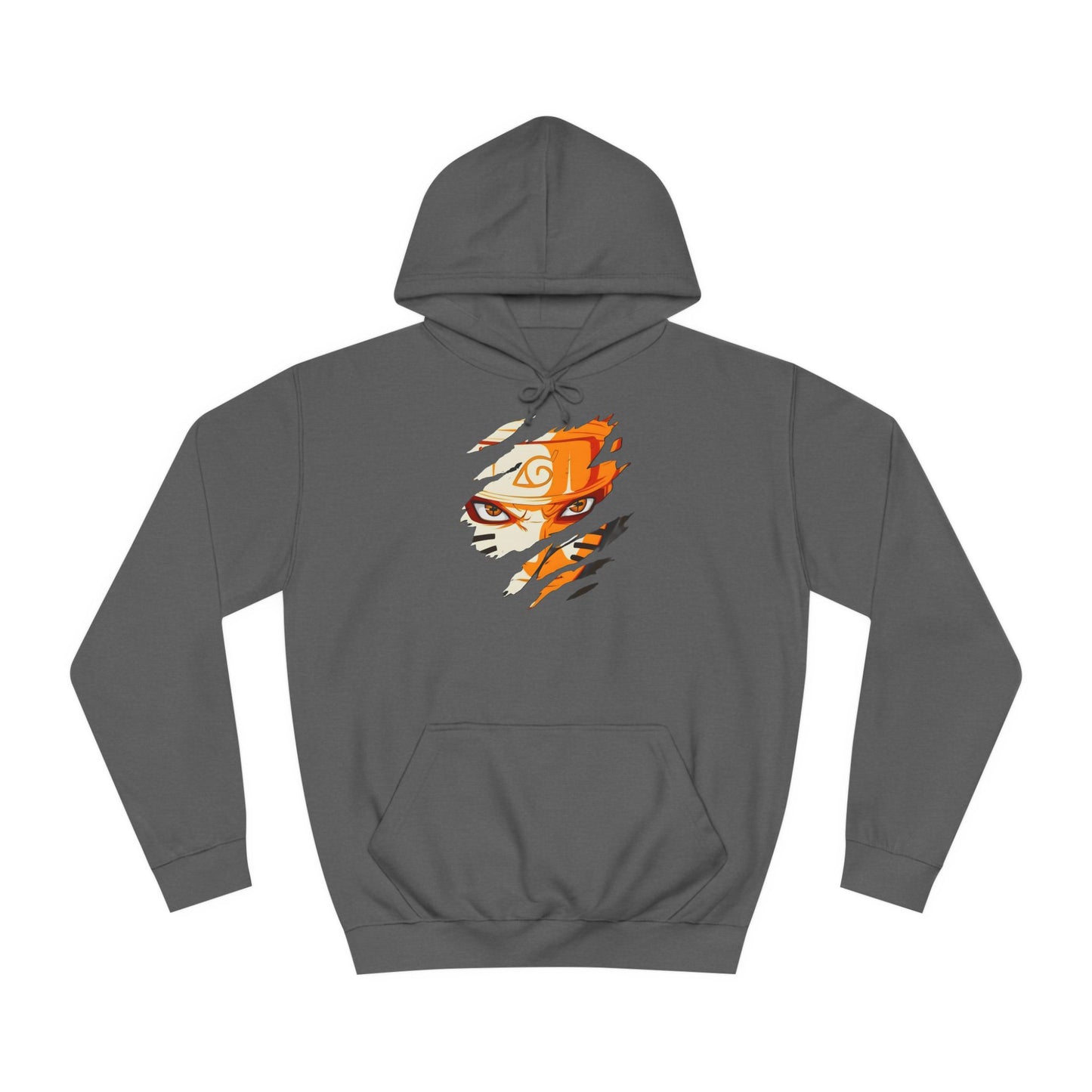 Naruto Custom Hoodie - BENJAMINS Charcoal / XS