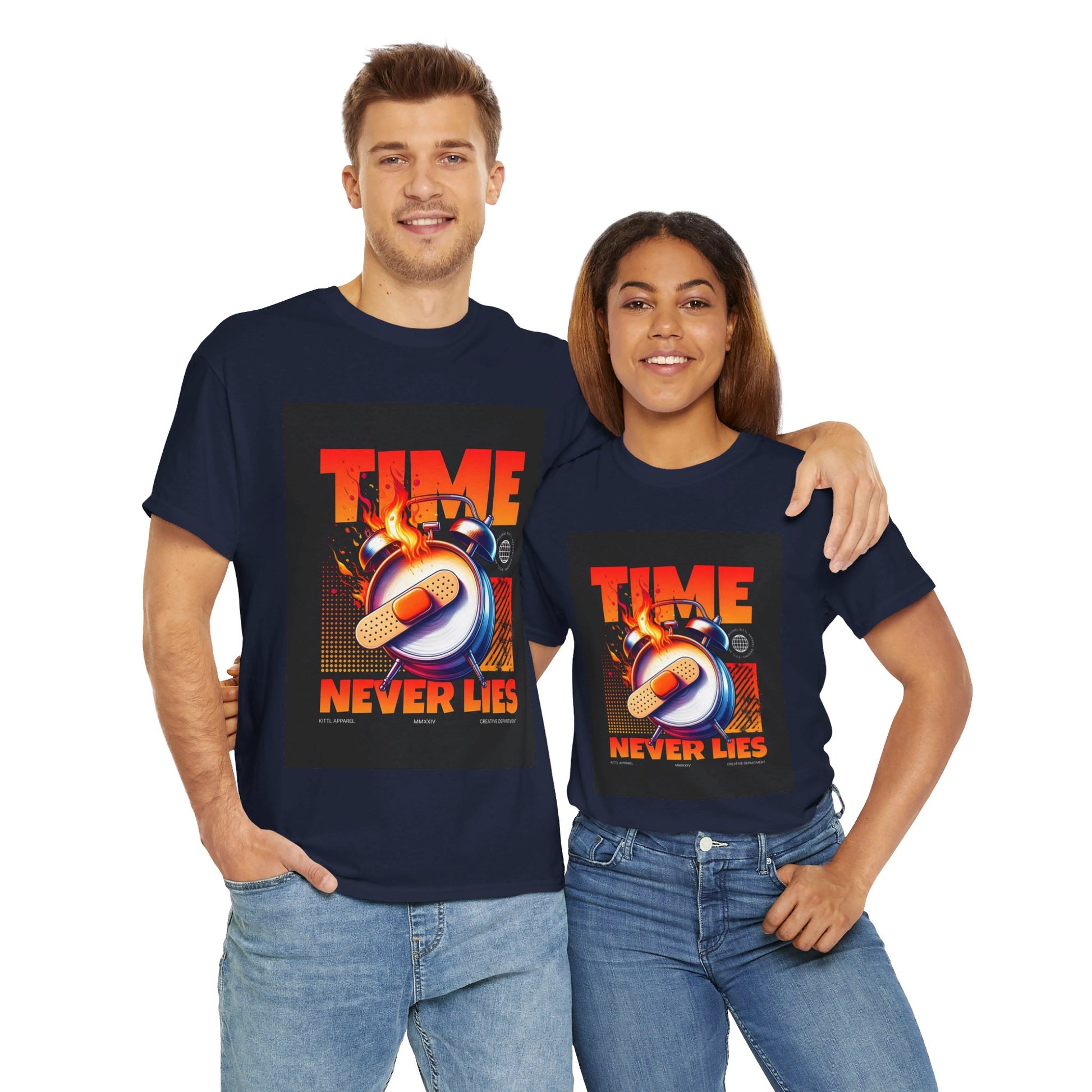 TIME NEVER LIES Custom Tshirt - BENJAMINS