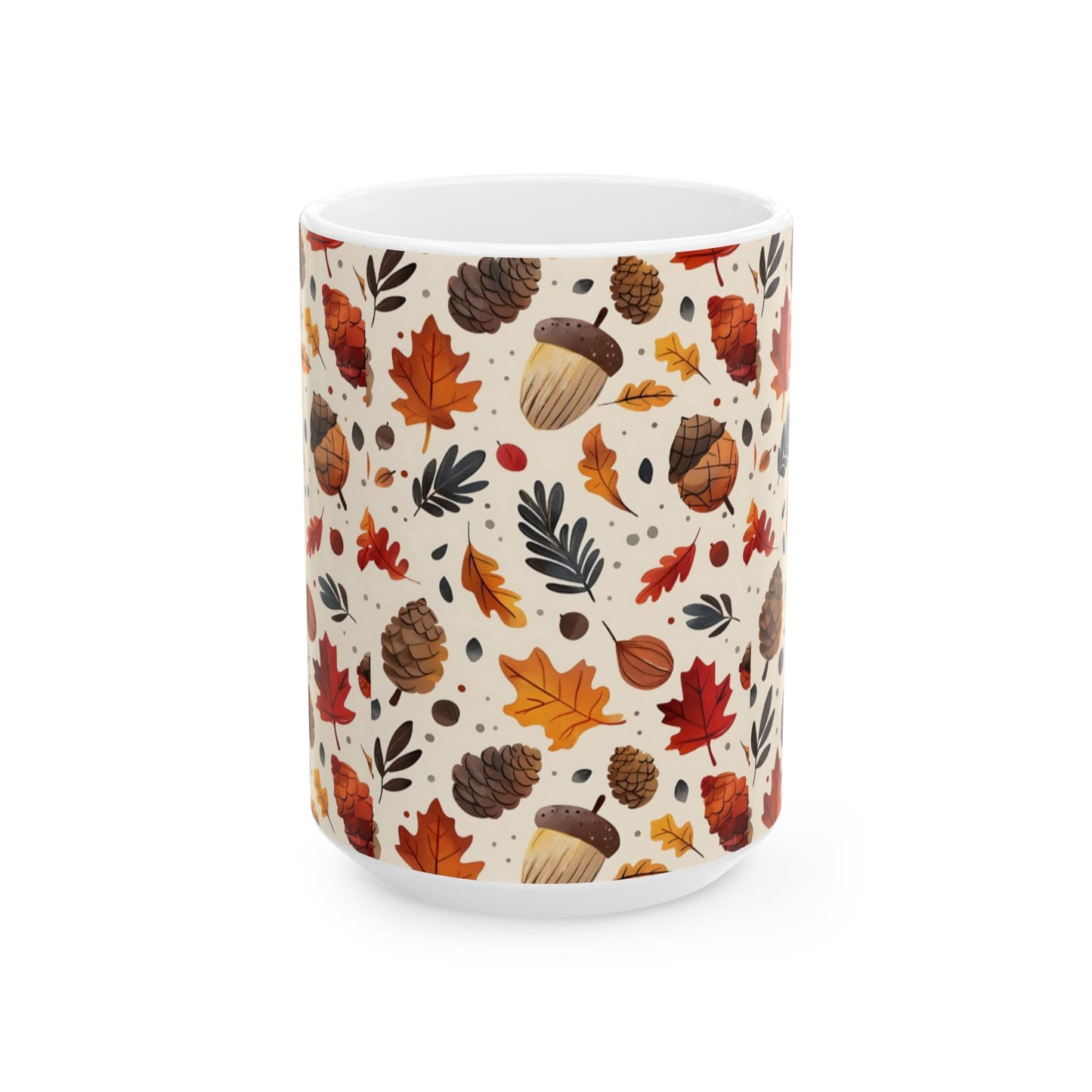 Fall Season Print Ceramic Mug