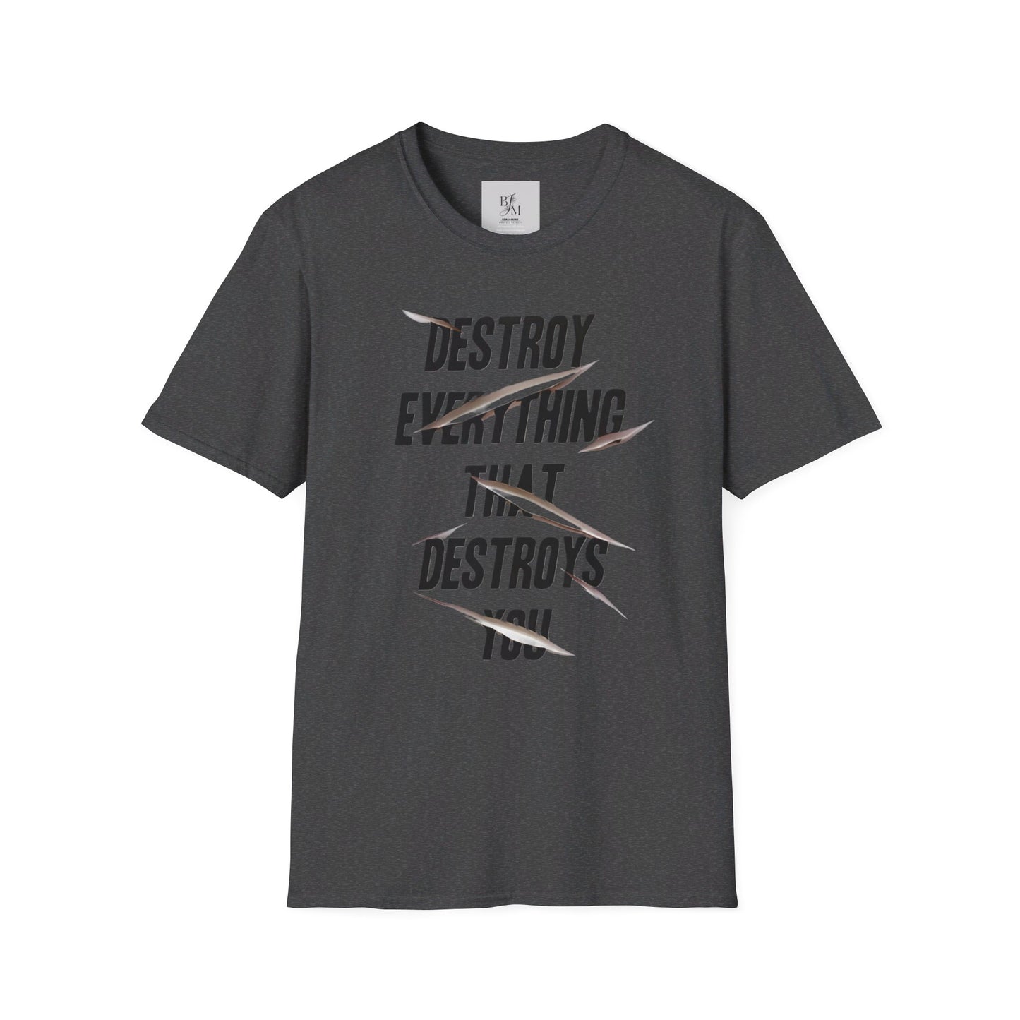 Destroy Everything That Destroy You Custom T-Shirt - BENJAMINS Dark Heather / S