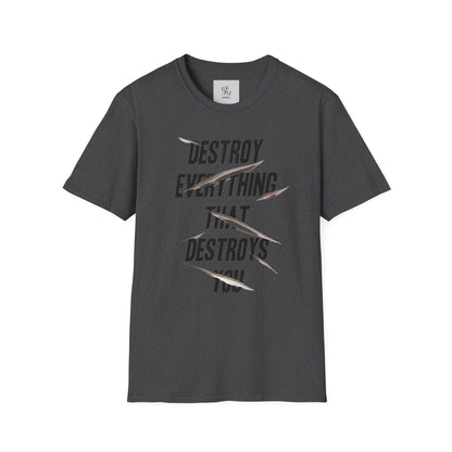 Destroy Everything That Destroy You Custom T-Shirt - BENJAMINS Dark Heather / S