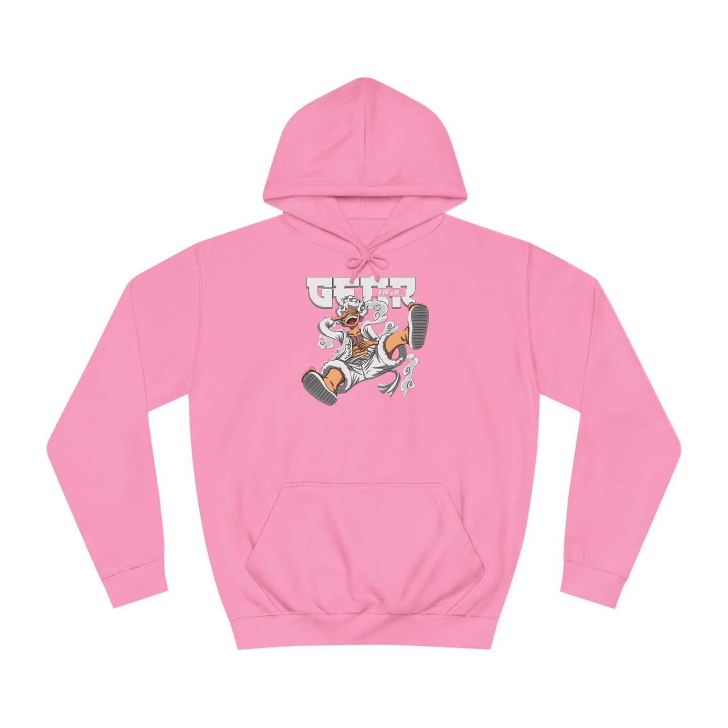 Custom Gear 5 luffy hoodie - BENJAMINS Candyfloss Pink / XS