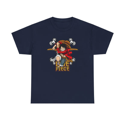 Monkey D Luffy Custom T-shirt - BENJAMINS Navy / S