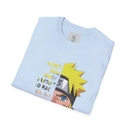 NARUTO Custom Tshirt - BENJAMINS Light Blue / S