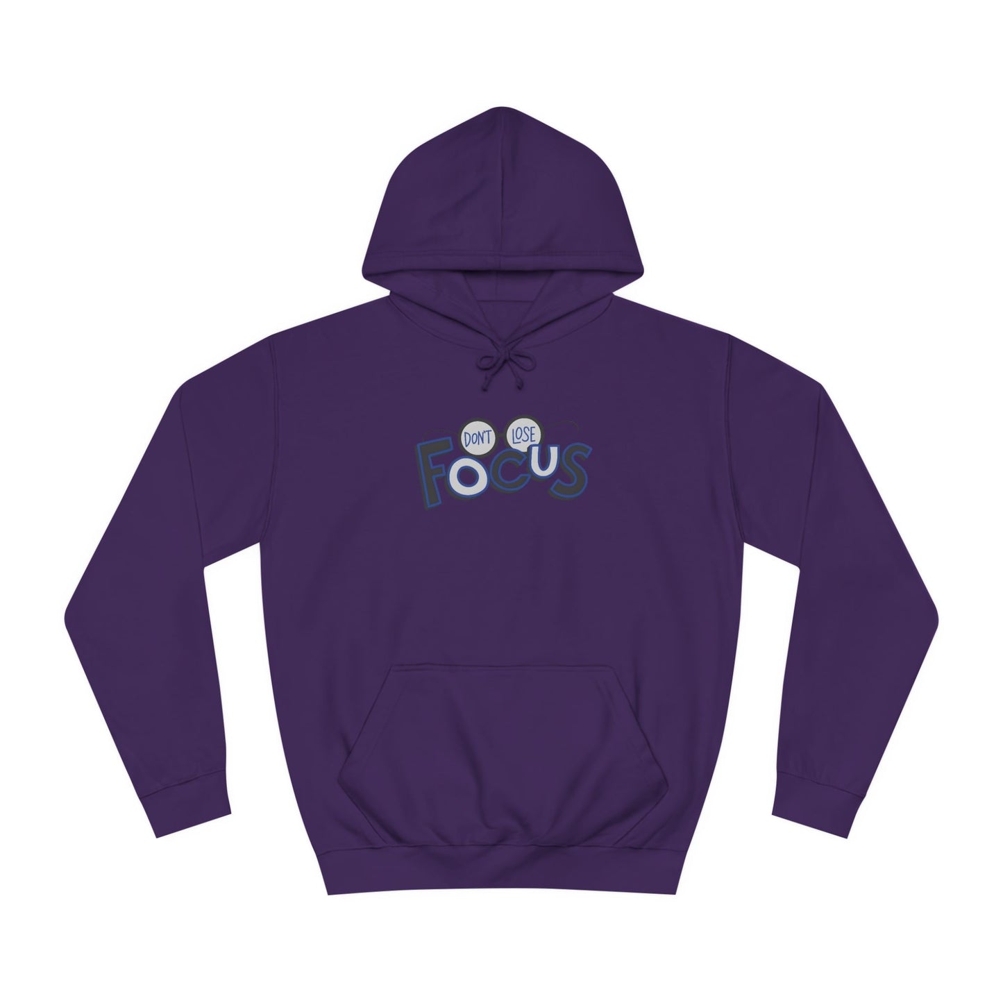 FOCUS College Hoodie - BENJAMINS Purple / XS