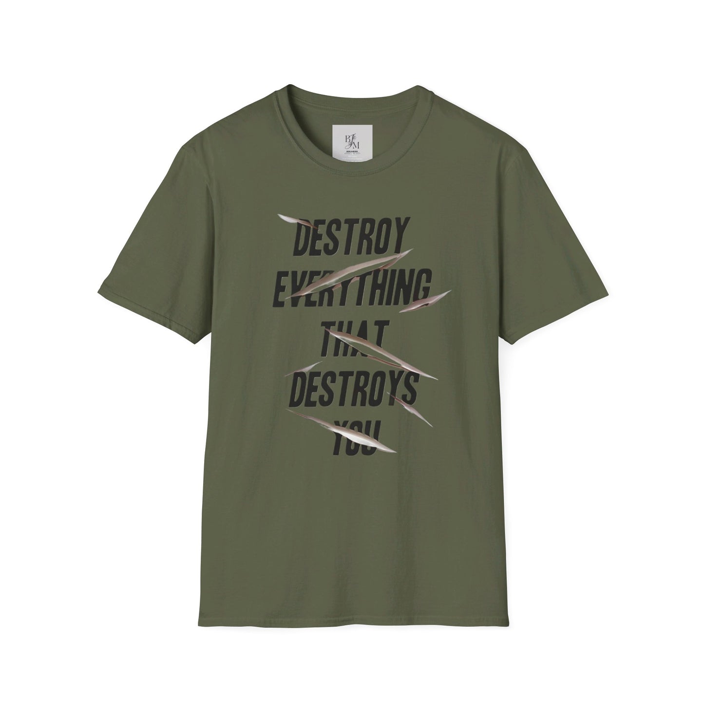 Destroy Everything That Destroy You Custom T-Shirt - BENJAMINS Military Green / S