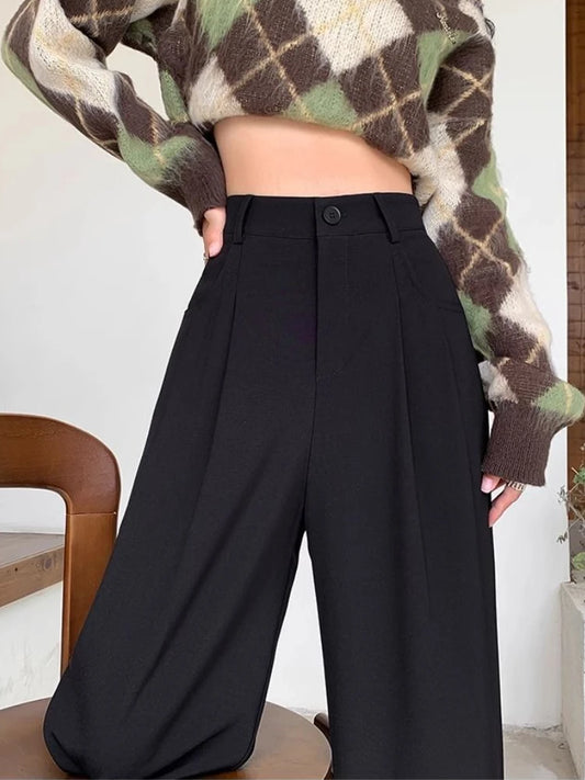 Fashion High Waist Pants Women - BENJAMINS black / M